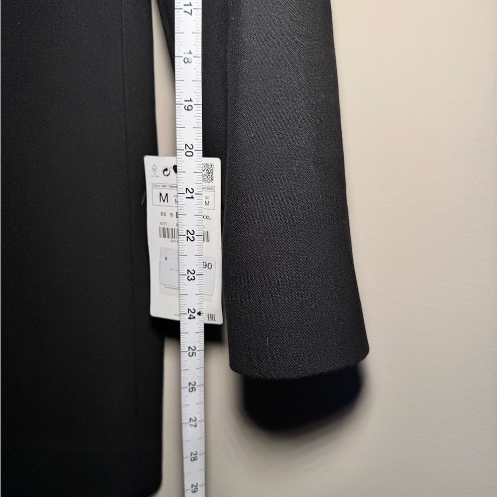 Zara Studded Blazer Coat in Black, Size M NWT - Picture 13 of 16